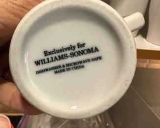 William's Sonoma mugs