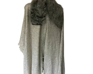 New with tags wrap with faux fur