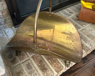 Brass fireplace accessories
