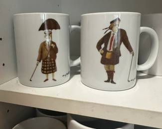 Golfer's mugs