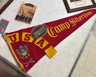 Camp Sheridan banner.