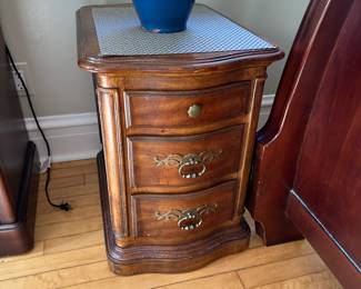 Three drawer side table.