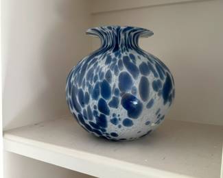 Art glass vase.