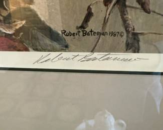 Robert Bateman hand signed print.