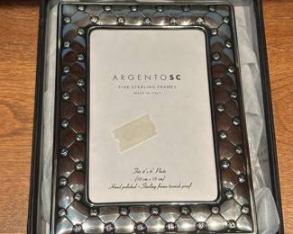 Sterling silver picture frame