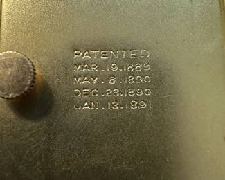 Antique clock with gold gilding. Alternate view.