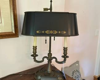 Frederick Cooper French empire-style brass lamp