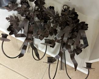 Pair of wall sconces