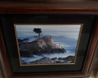Framed Carmel California photograph