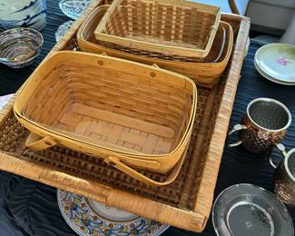 Baskets including Longaberger
