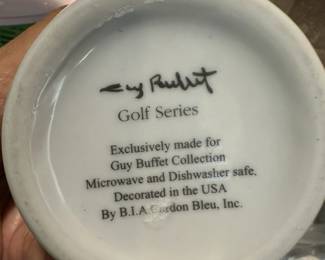 Golf Series mugs