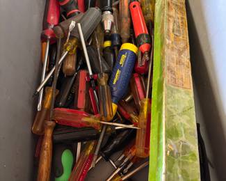Screwdrivers - Assorted tools *NOTE: even more were added after photos were taken!