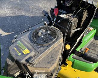 Views of John Deere mower