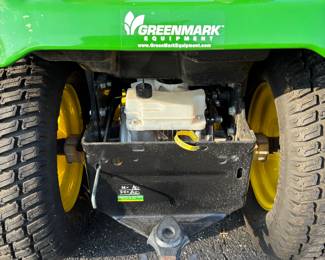 Views of John Deere mower