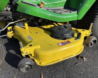 Views of John Deere mower