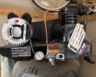 Views of Iron Force air compressor