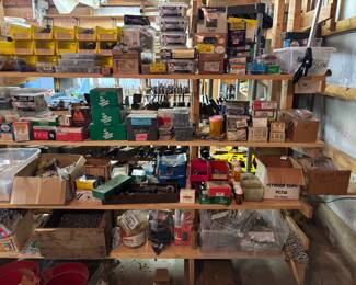Assorted screws, nails, bolts, nuts etc