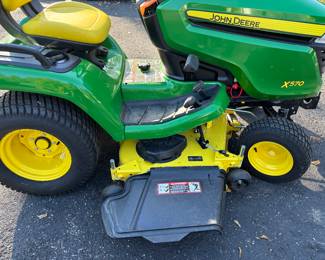 Views of John Deere mower