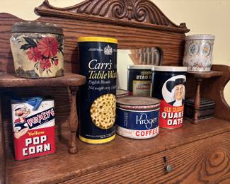 Vintage & antique tins