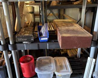 Tool bundles, key box, empty toolboxes