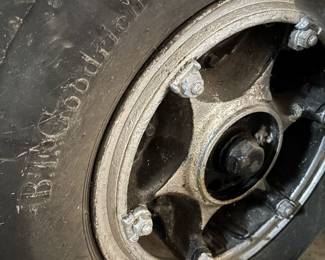 White truck tires