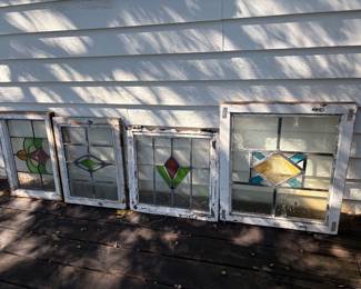 Vintage Stained glass windows