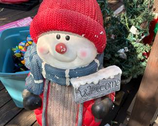 Large Snowman Yard ornament
