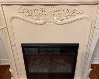 Working electric fireplace