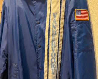 Vintage Vandervoort nylon jacket!! In the 1970s, Vandervoort was a well-known dairy company in Fort Worth, Texas, beloved for its ice cream and milk.