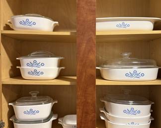 Corningware Cornflower Casseroles