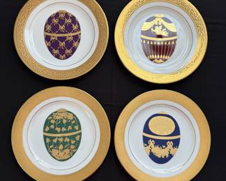 Faberge Egg plates