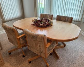 Vintage Dining Table and Chairs