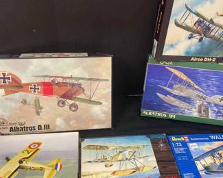 Assortment Of Model Building World War 1 Planes