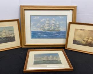 Art Renderings Of Some Great Ships