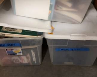 Three Bins Of Books