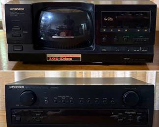 Pioneer PD-F907 101-Disc CD Player, pioneer CX-4000 stereo turner