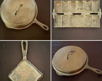 Griswold cast iron skillets and other cast iron cookware