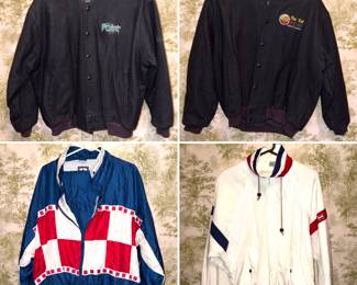 vintage radio station jackets, vintage wind jackets