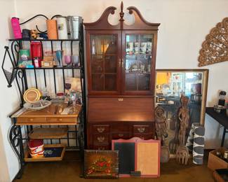 Bakers rack, Jasper secretary, desk/cabinet