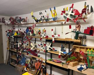 Huge Garden Whirlybird Collection