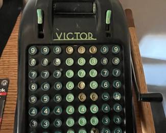 Antique Victor Adding Machine
