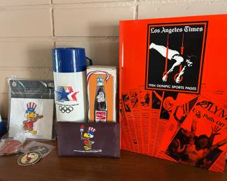 Huge Collection of 1984 Los Angeles Olympics Memorabilia