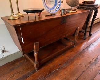 18th century elm dough box
