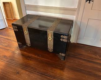 Lacquered camphorwood trunk