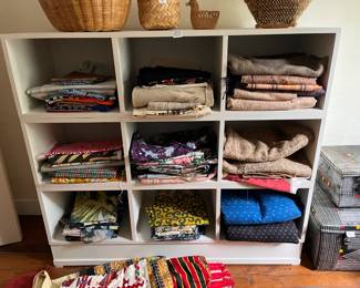 Large selection of textiles