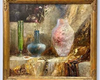 DA Teed Still Life with Pewabic