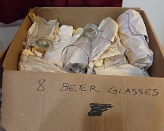 Beer glasses