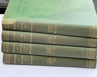 (4) Wonders of Animal Life by J.A. Hammerton (Complete 4-Volume Set)