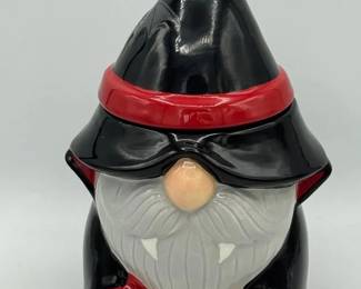 Martha Stewart Halloween Boo Ceramic Gnome Candle