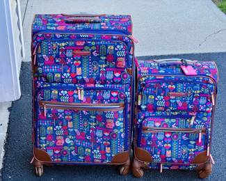 Like New Lily Bloom Luggage